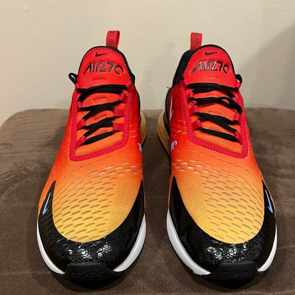 air max 270 red and gold